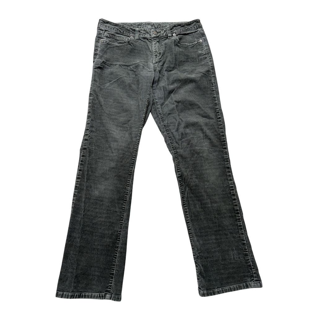 Patagonia Corduroy Pants Womens 29 Gray Organic Cotton Stretch Straight Leg
